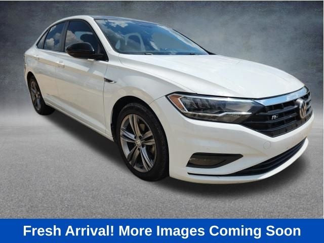 2020 Volkswagen Jetta R-Line in Pure White — front three-quarter view