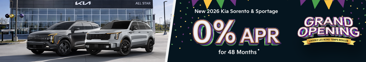 New 2026 Kia Sorento & Sportage